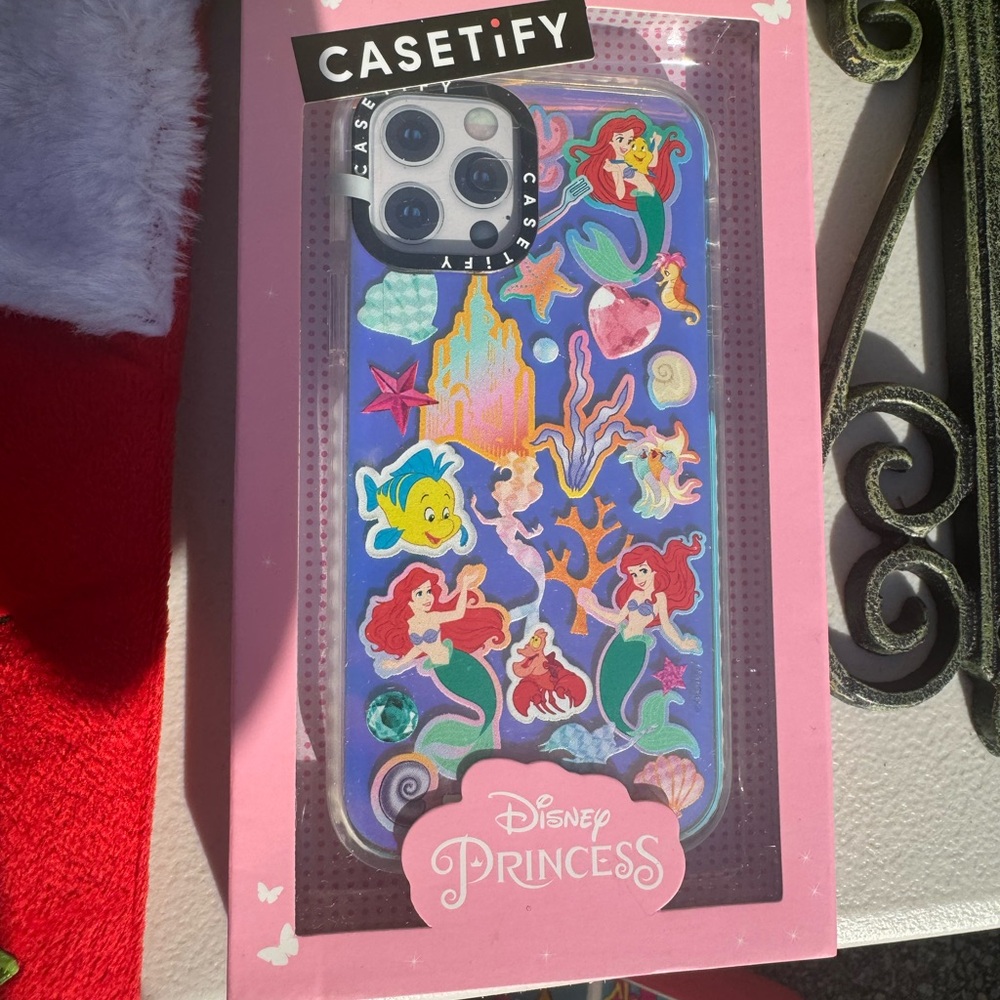 Brand new, never opened Casetify Disney’s Little Mermaid iPhone case 12 pro